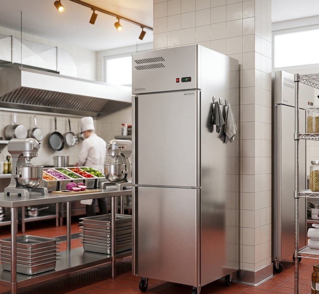 realmann yha 2f vertical two door freezer