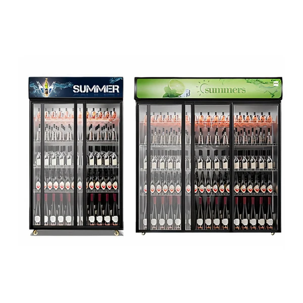 1 commercial glass door refrigerator