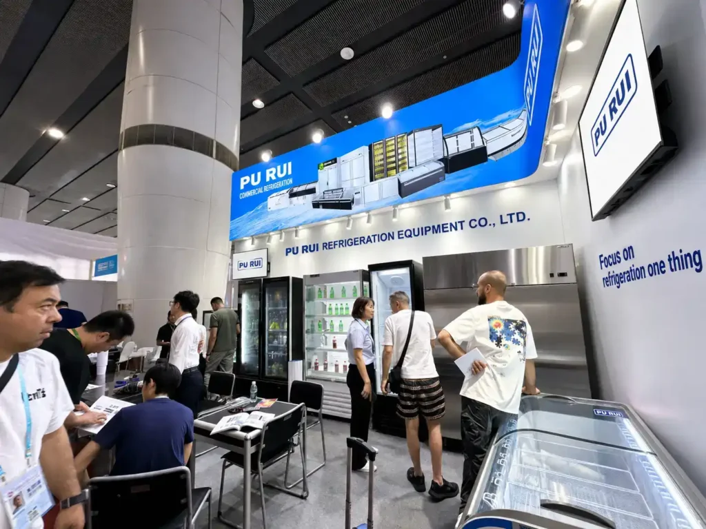 canton fair, commercial refrigeration, refrigeration equipment, commercial refrigerator, purui, refrigeration manufacturer