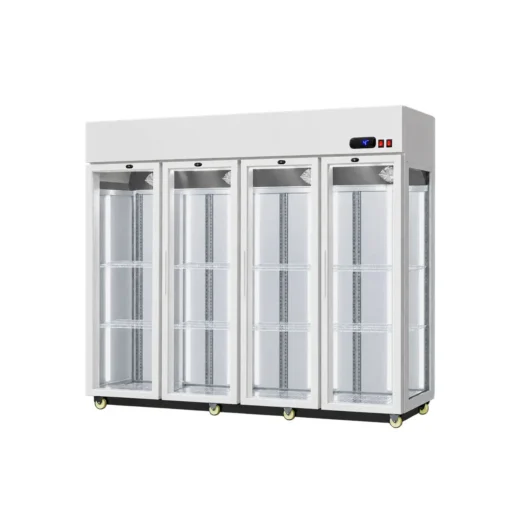 commercial flower cooler display cabinet with glass doors