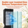 commercial flower cooler display cabinet with glass doors