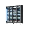 commercial glass door upright beverage cooler & display fridge