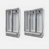 commercial glass door upright freezer display cabinet