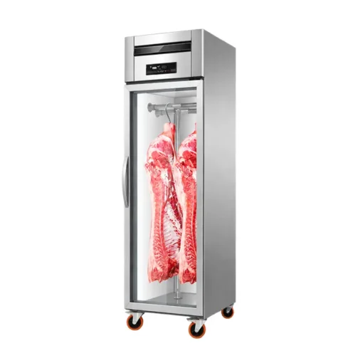 commercial meat hanging display chiller for butcher shops & supermarkets