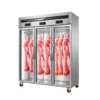 commercial meat hanging display chiller for butcher shops & supermarkets
