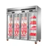 commercial meat hanging display chiller for butcher shops & supermarkets