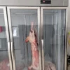 commercial meat hanging display chiller for butcher shops & supermarkets