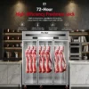 commercial meat hanging display chiller for butcher shops & supermarkets