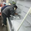 commercial multideck display chiller for supermarket fresh food merchandising