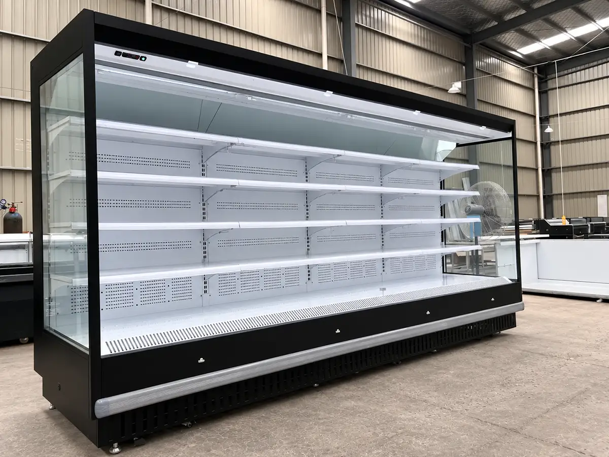 commercial multideck open chiller / supermarket refrigerated display case