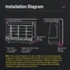 commercial multideck open chiller / supermarket refrigerated display case