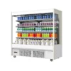 commercial open air multideck display chiller for supermarkets & convenience stores