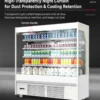 commercial open air multideck display chiller for supermarkets & convenience stores