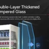 commercial open air multideck display chiller for supermarkets & convenience stores