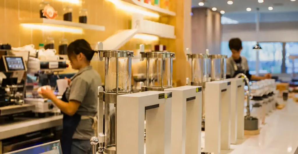 complete bubble tea shop equipment layout & workflow