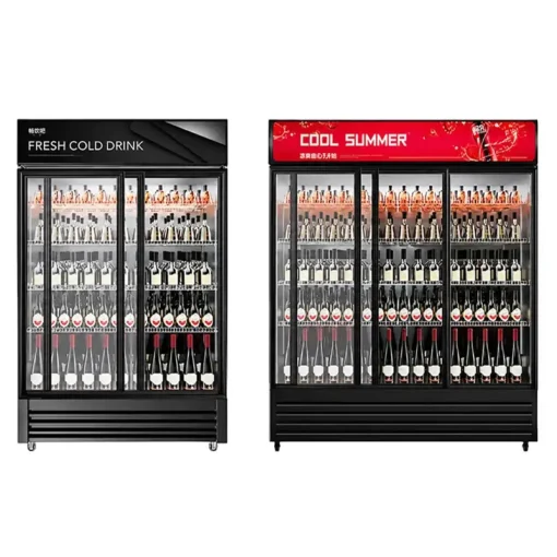 glass door display chiller (sliding door)