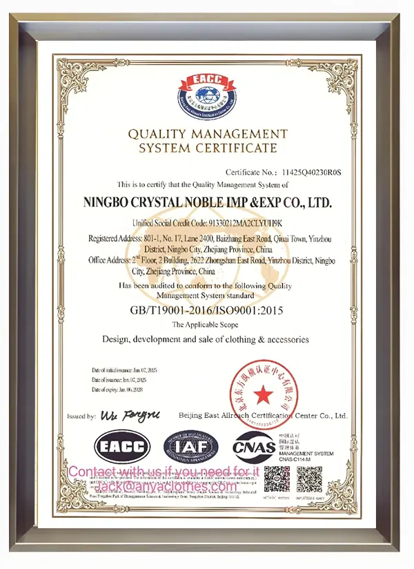 our certificates 2