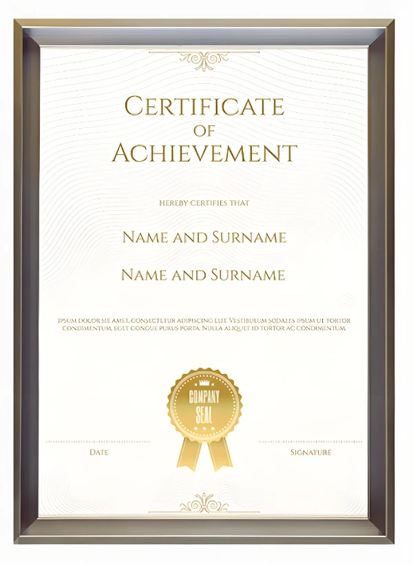 our certificates 4