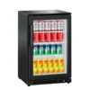 glass door commercial beverage display chiller refrigerator showcase