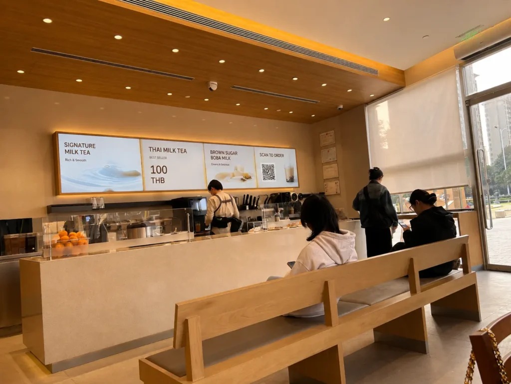 southeast asia milk tea shop beverage bar project