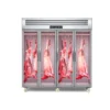 commercial meat hanging chiller with glass doors