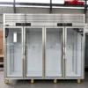 commercial meat hanging chiller with glass doors