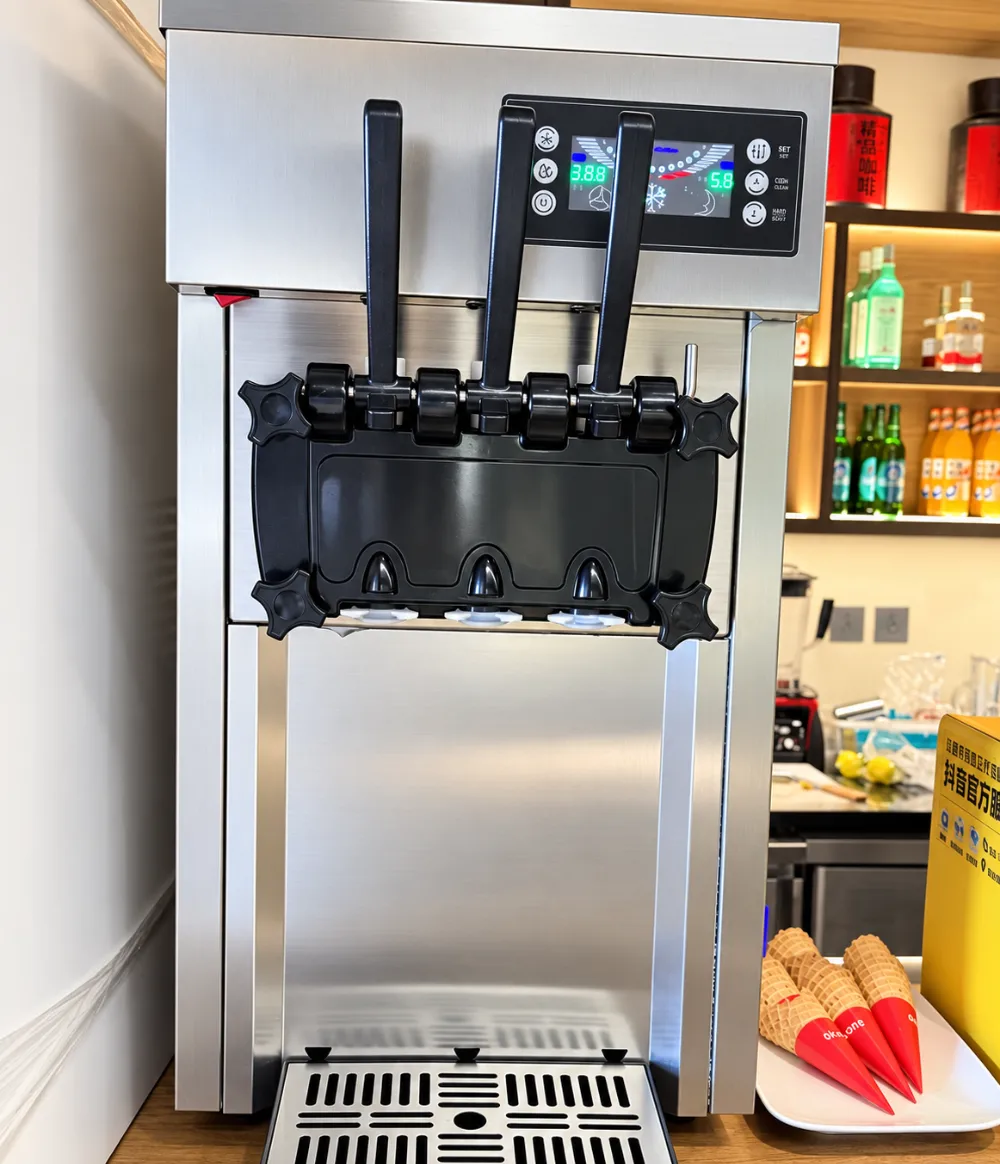 commercial automatic soft serve ice cream machine