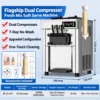 commercial automatic soft serve ice cream machine