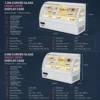 commercial cake display refrigerator for bakery, café & pastry shop