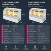 commercial cake display refrigerator for bakery, café & pastry shop