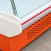 commercial curved glass deli display chiller