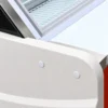 commercial curved glass deli display chiller