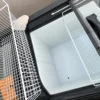 commercial, curved glass, display, chest freezer, supermarkets, frozen food stores
