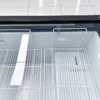 commercial, curved glass, display, chest freezer, supermarkets, frozen food stores