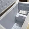 commercial deep chest freezer with storage basket