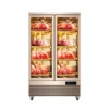 commercial dry aging meat cabinet | beef aging refrigerator with glass door