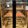 commercial dry aging meat cabinet | beef aging refrigerator with glass door