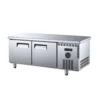 commercial dual temperature refrigerated freezer worktable