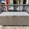 commercial dual temperature stainless steel deli display chiller