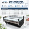 commercial, fan cooled, fresh meat, deli, display chiller, pork, beef, lamb, fruit, bbq skewers