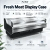 commercial, fan cooled, fresh meat, deli, display chiller, pork, beef, lamb, fruit, bbq skewers