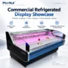 commercial, fan cooled, fresh meat, deli, display chiller, pork, beef, lamb, fruit, bbq skewers