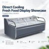 commercial fresh produce refrigerated display showcase