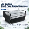 commercial fresh produce refrigerated display showcase