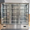 commercial glass door refrigerated display cabinet for malatang, skewers & fresh food