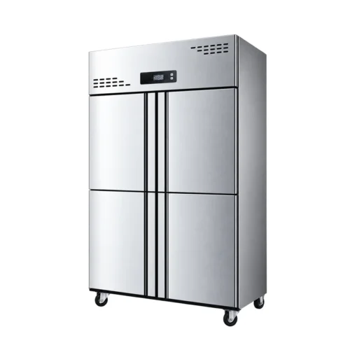 commercial multi door stainless steel upright chiller & freezer