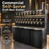 commercial multi tap draft beer cooling & dispensing station