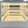 commercial refrigerated cake display case for bakery & pastry shop