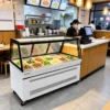 commercial refrigerated deli & meat display case showcase