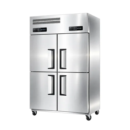 commercial stainless steel multi door reach in refrigerator, freezer & dual temperature cabinet
